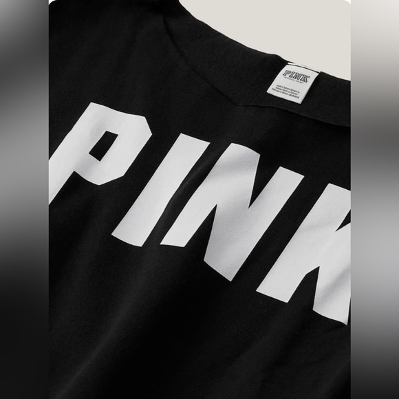 PINK Victoria’s Secret Everyday Lounge Off The Shoulder Sweatshirt - Picture 7 of 12